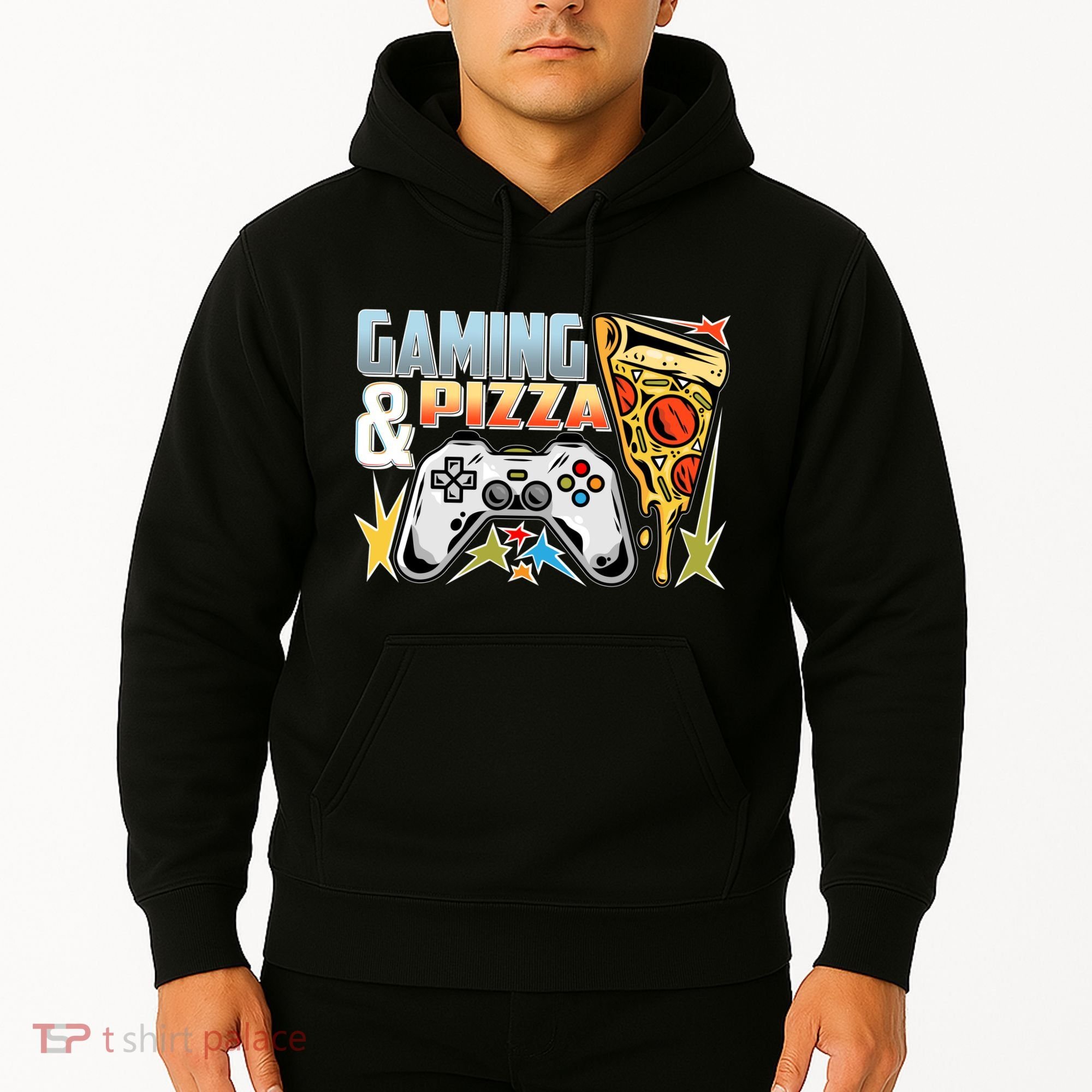 Gaming And Pizza Lover Fan Hoodie