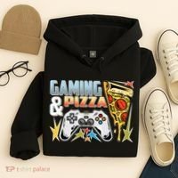 Gaming And Pizza Lover Fan Hoodie thumb 4
