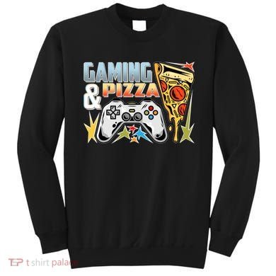 Gaming And Pizza Lover Fan Sweatshirt