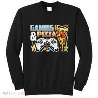 Gaming And Pizza Lover Fan Sweatshirt thumb 0