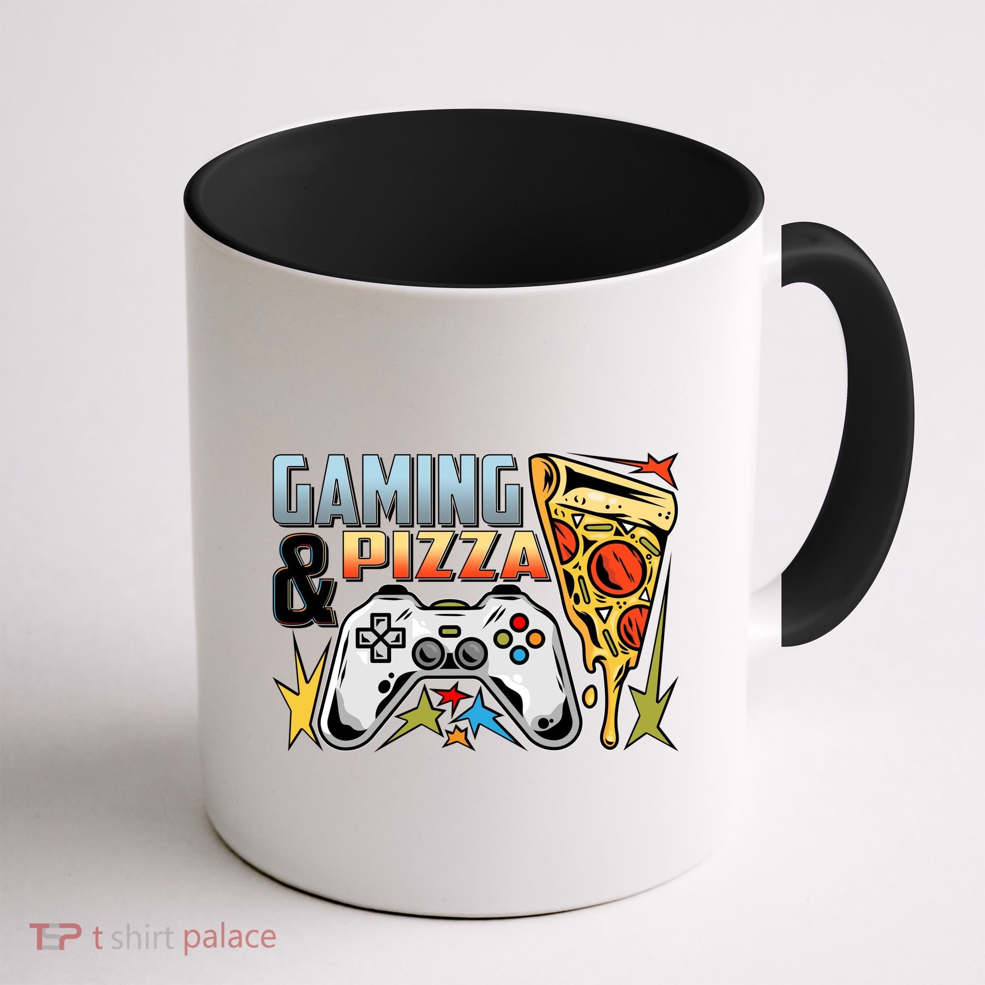 Gaming And Pizza Lover Fan Coffee Mug