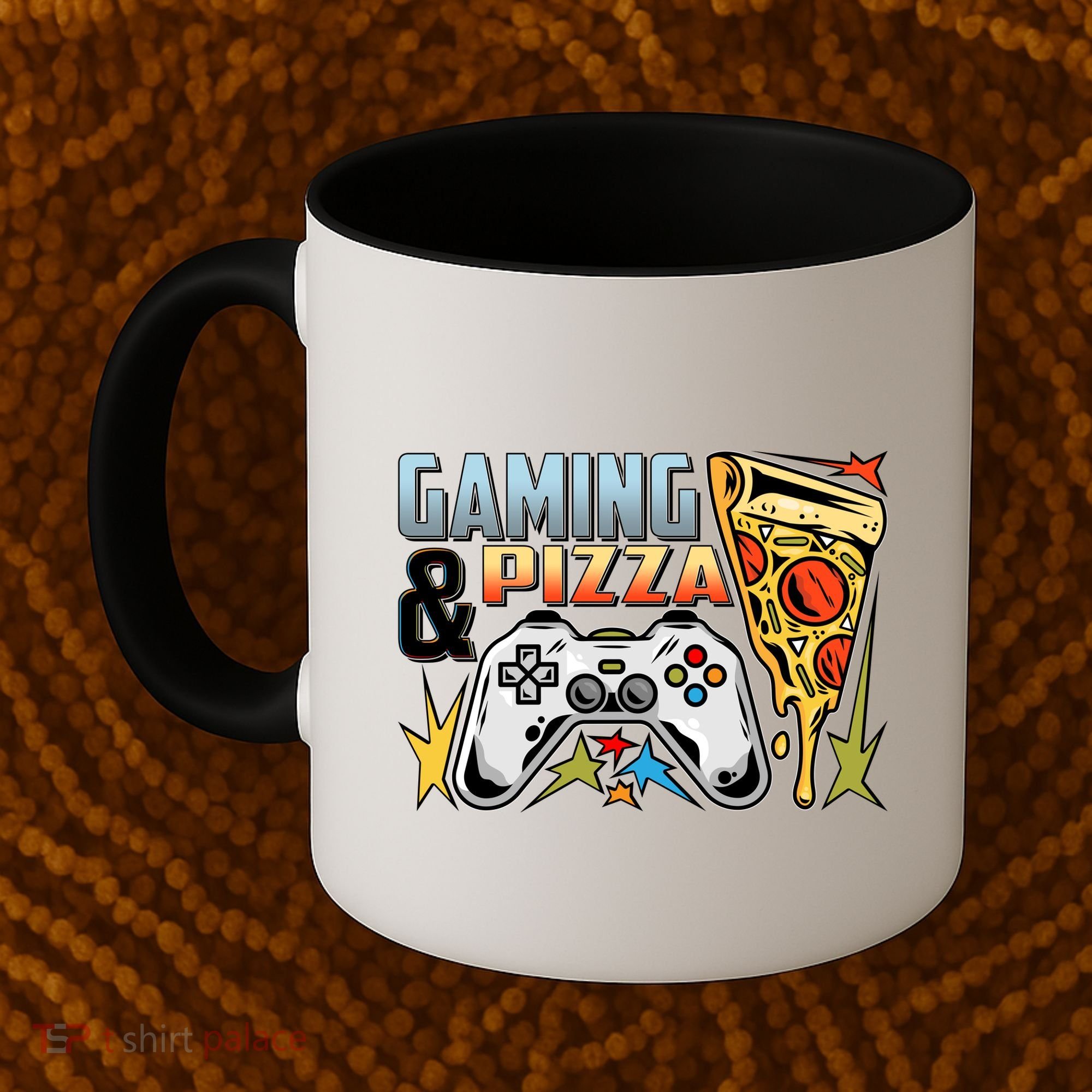 Gaming And Pizza Lover Fan Coffee Mug