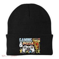 Gaming And Pizza Lover Fan Beanie thumb 0
