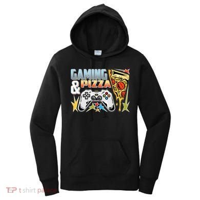Gaming And Pizza Lover Fan Women's Hoodie