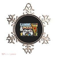 Gaming And Pizza Lover Fan Ornament thumb 0