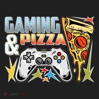 Gaming And Pizza Lover Fan Golf Towel thumb 3