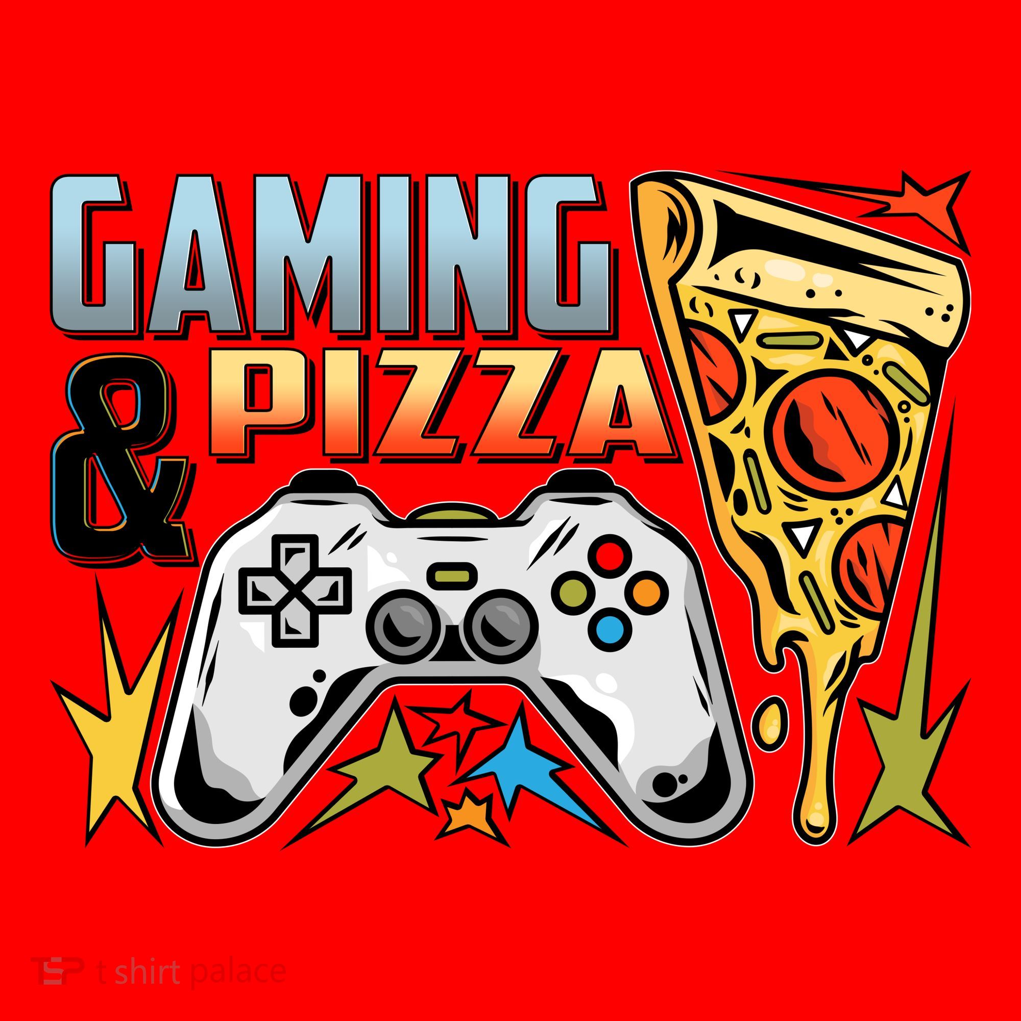 Gaming And Pizza Lover Fan Santa Hat