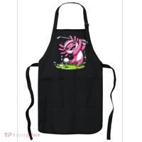 Golfer Axolotl Playing Golf, Golf Player Sports Apron thumb 0