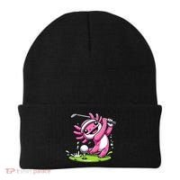 Golfer Axolotl Playing Golf, Golf Player Sports Beanie thumb 0