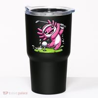 Golfer Axolotl Playing Golf, Golf Player Sports Tumbler thumb 0