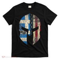 Greek American Pride Greece Spartan Helmet T-Shirt thumb 0