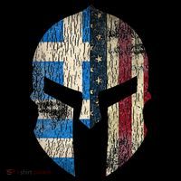 Greek American Pride Greece Spartan Helmet Women's Hoodie thumb 2