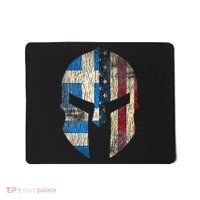 Greek American Pride Greece Spartan Helmet Mousepad thumb 0