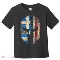 Greek American Pride Greece Spartan Helmet Toddler T-Shirt thumb 0