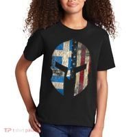 Greek American Pride Greece Spartan Helmet Kids T-Shirt thumb 2