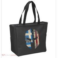 Greek American Pride Greece Spartan Helmet Tote Bag thumb 2