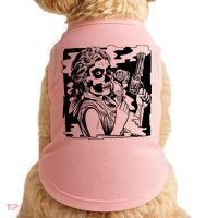 Gun And Roses Skull Girl Doggie Tank thumb 0