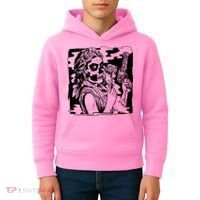 Gun And Roses Skull Girl Kids Hoodie thumb 4