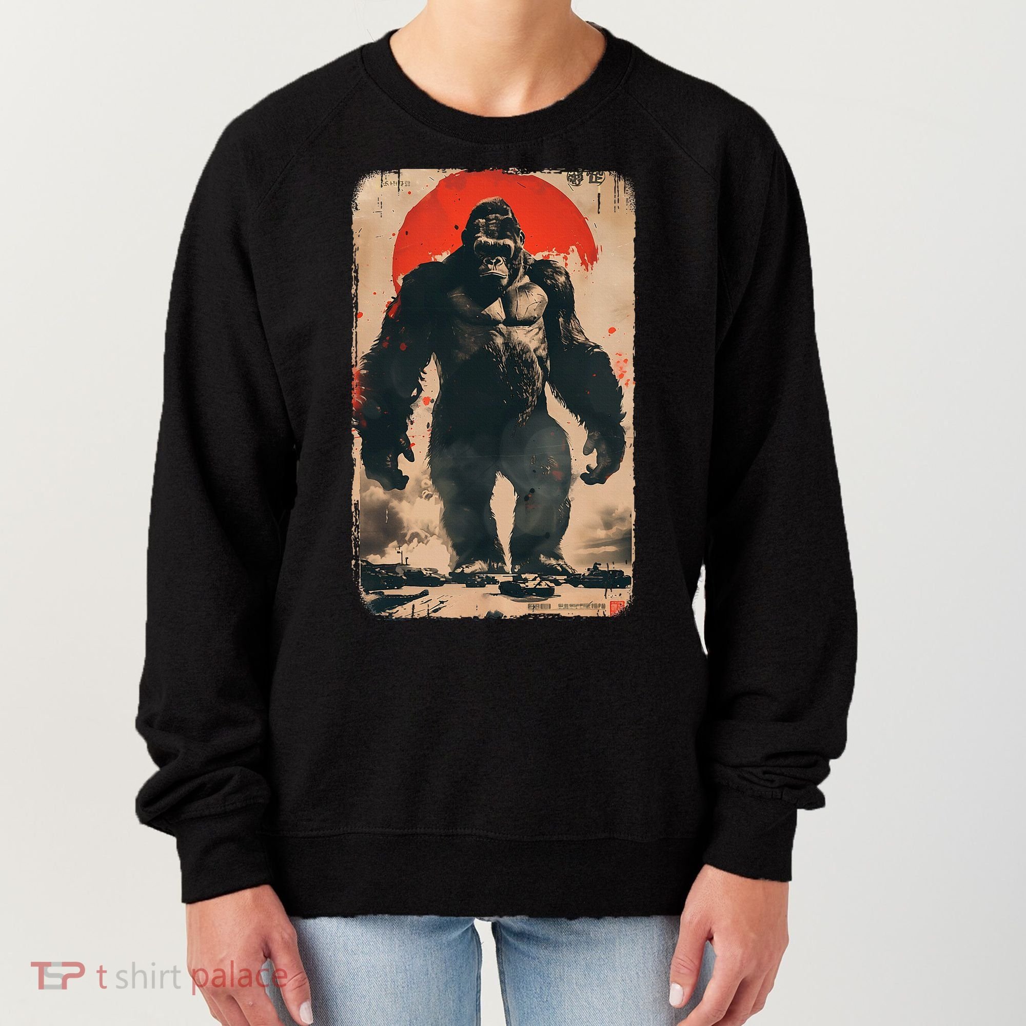 Giant Ape Retro Rare Kaiju Women's Sweatshirt