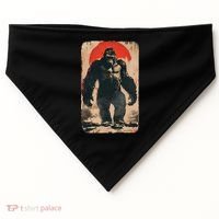Giant Ape Retro Rare Kaiju USA-Made Doggie Bandana thumb 0