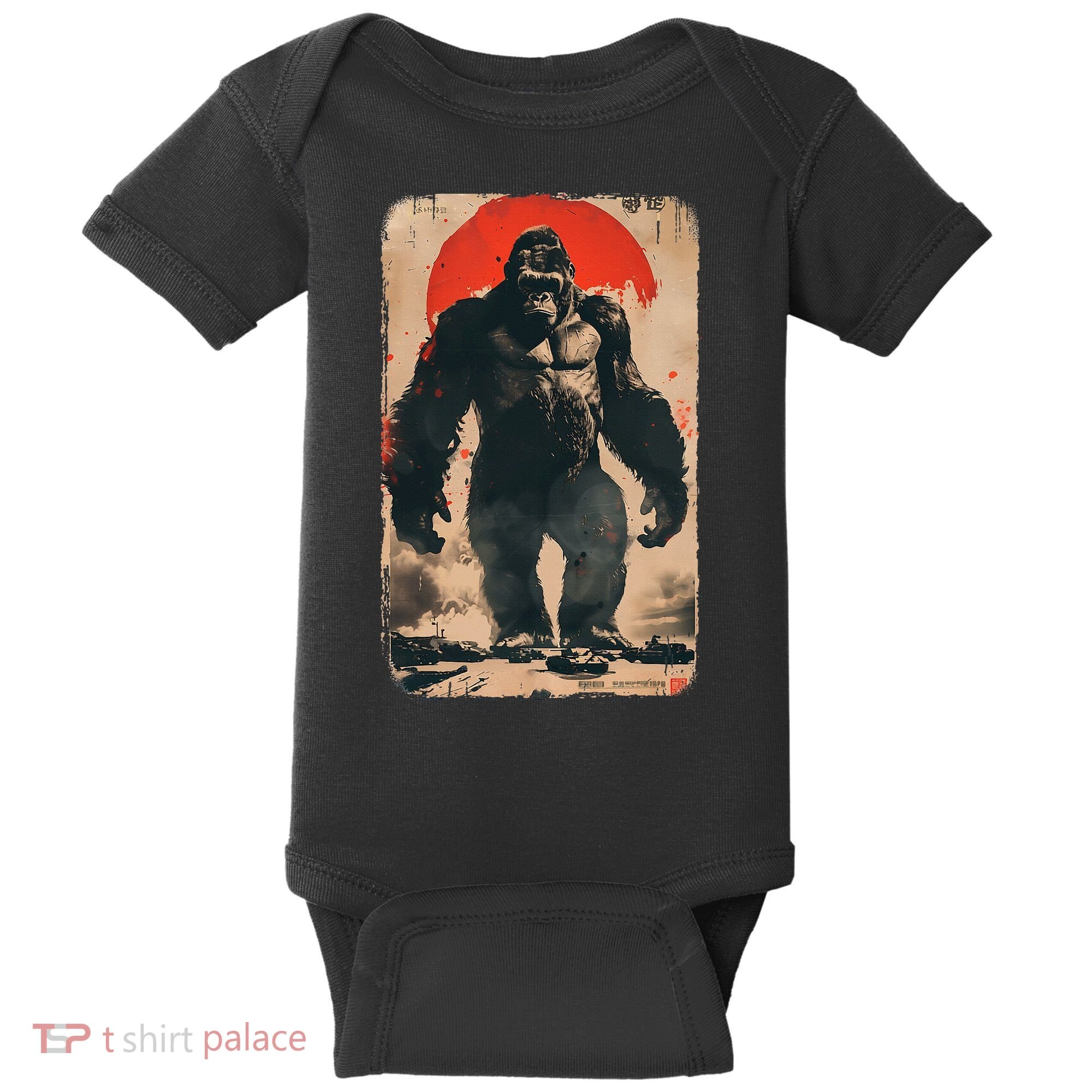 Giant Ape Retro Rare Kaiju Baby Bodysuit
