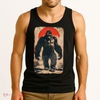 Giant Ape Retro Rare Kaiju Tank Top thumb 3
