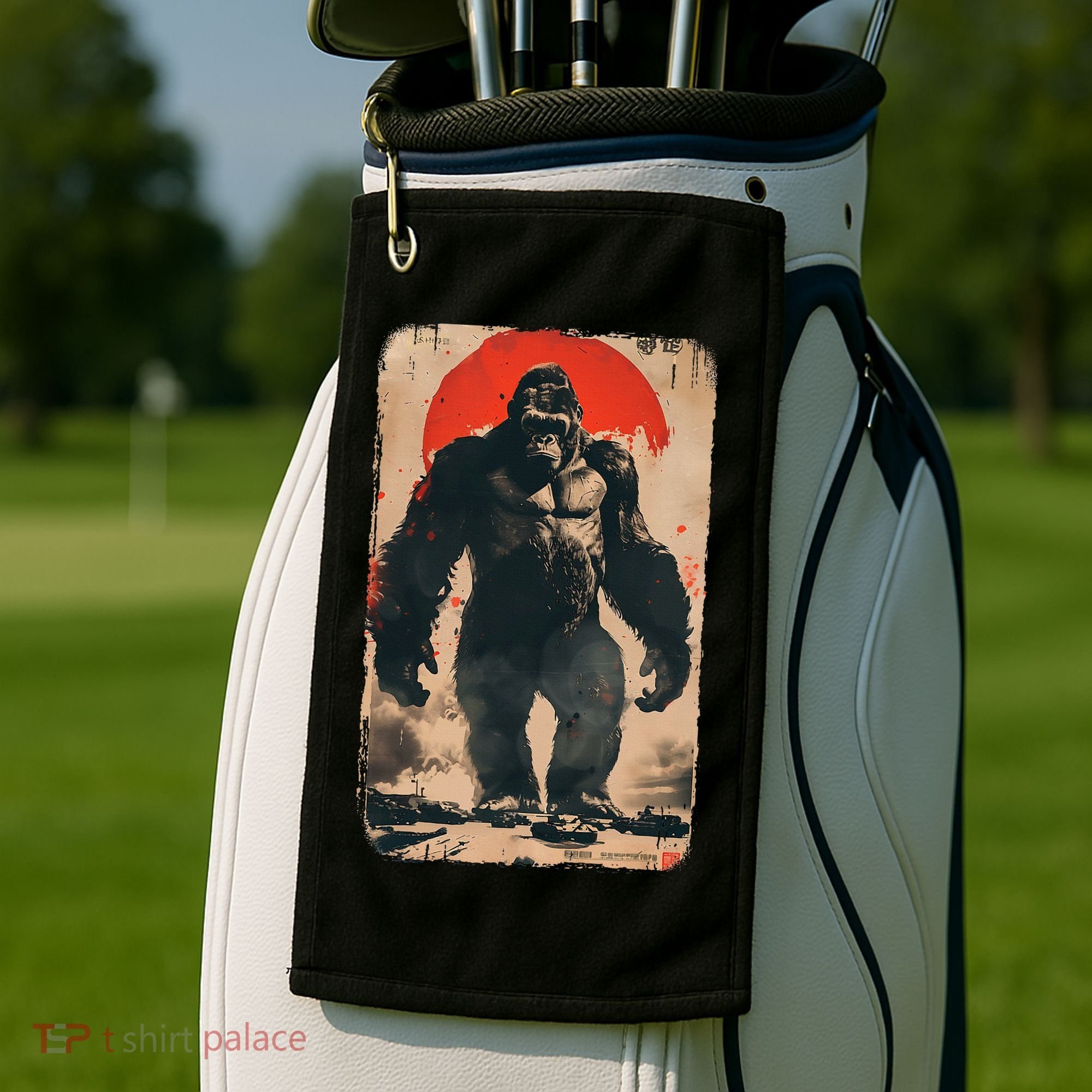 Giant Ape Retro Rare Kaiju Golf Towel