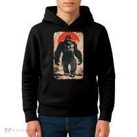 Giant Ape Retro Rare Kaiju Kids Hoodie thumb 4
