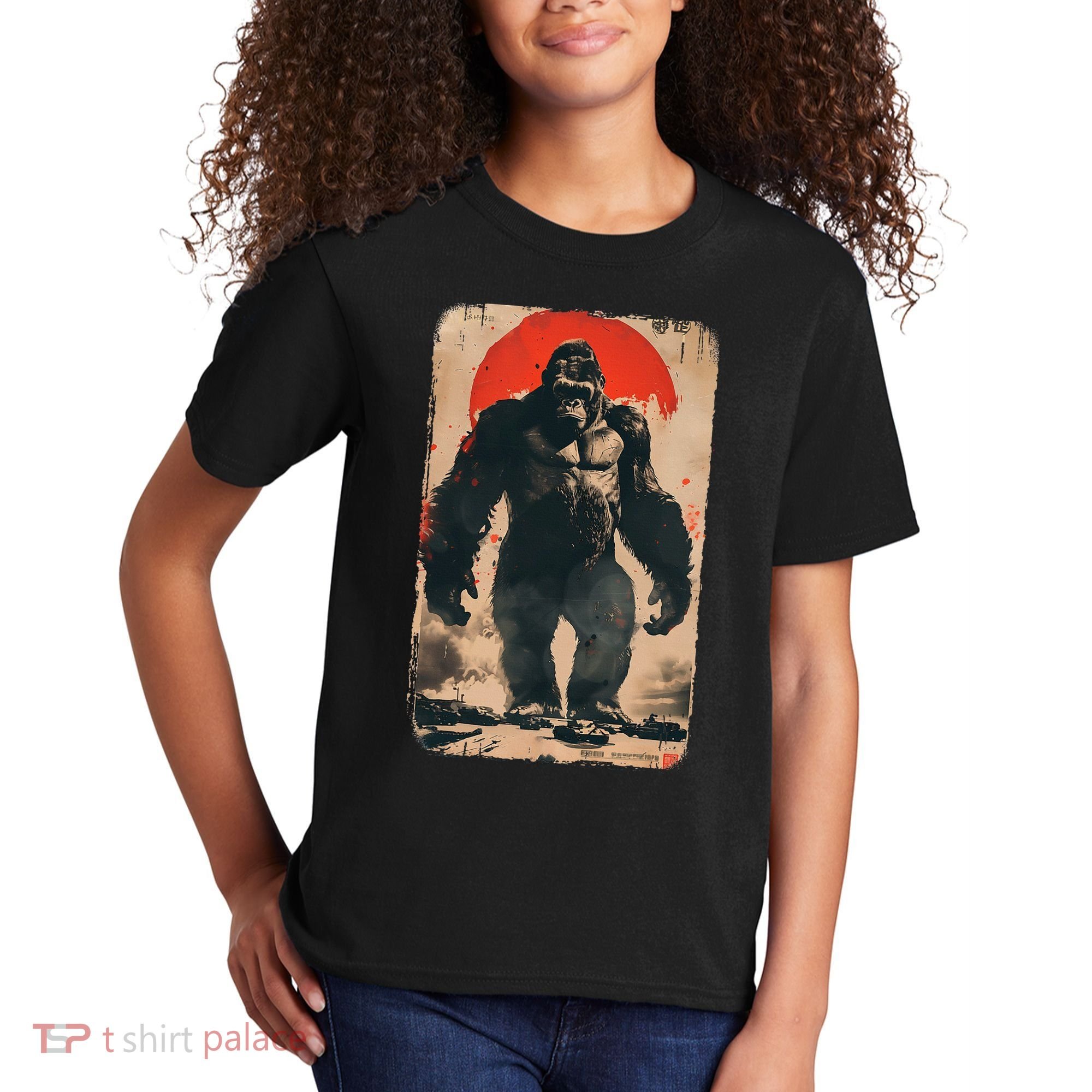 Giant Ape Retro Rare Kaiju Kids T-Shirt