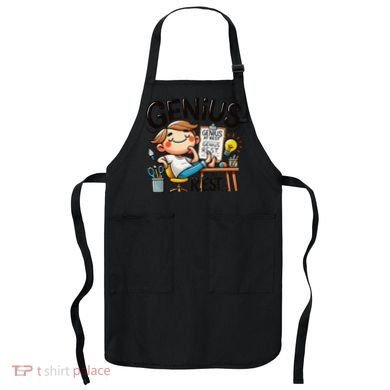 Genius At Rest Funny Apron