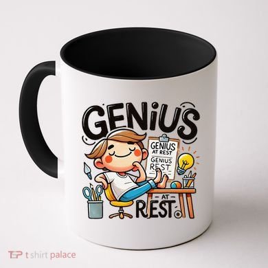 Genius At Rest Funny Coffee Mug