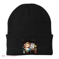 Genius At Rest Funny Beanie thumb 0