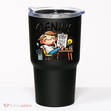 Genius At Rest Funny Tumbler