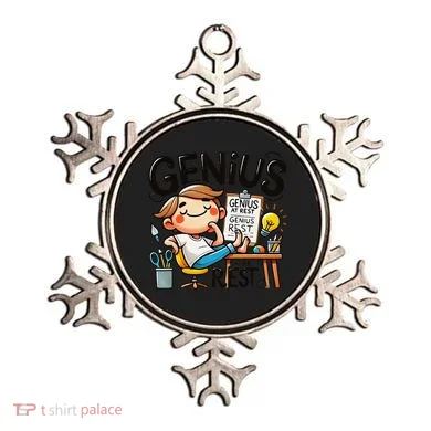Genius At Rest Funny Ornament