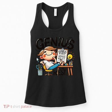 Genius At Rest Funny Women's Tank Top