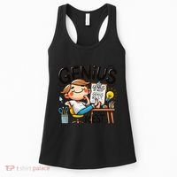 Genius At Rest Funny Women's Tank Top thumb 0