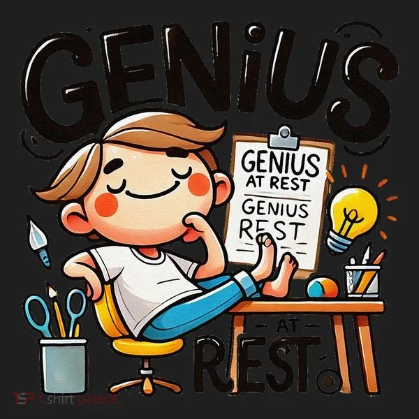 Genius At Rest Funny Hat