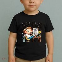 Genius At Rest Funny Toddler T-Shirt thumb 2
