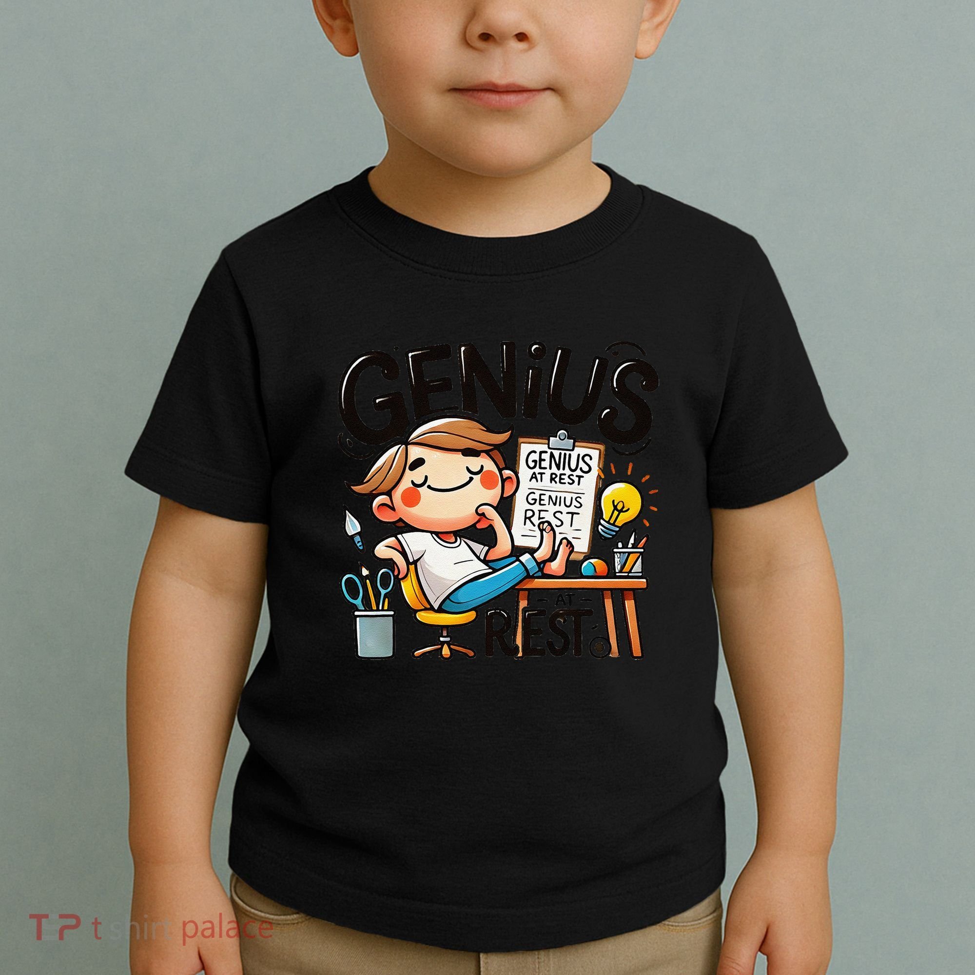 Genius At Rest Funny Toddler T-Shirt