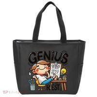 Genius At Rest Funny Tote Bag thumb 0