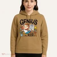 Genius At Rest Funny Hoodie thumb 5