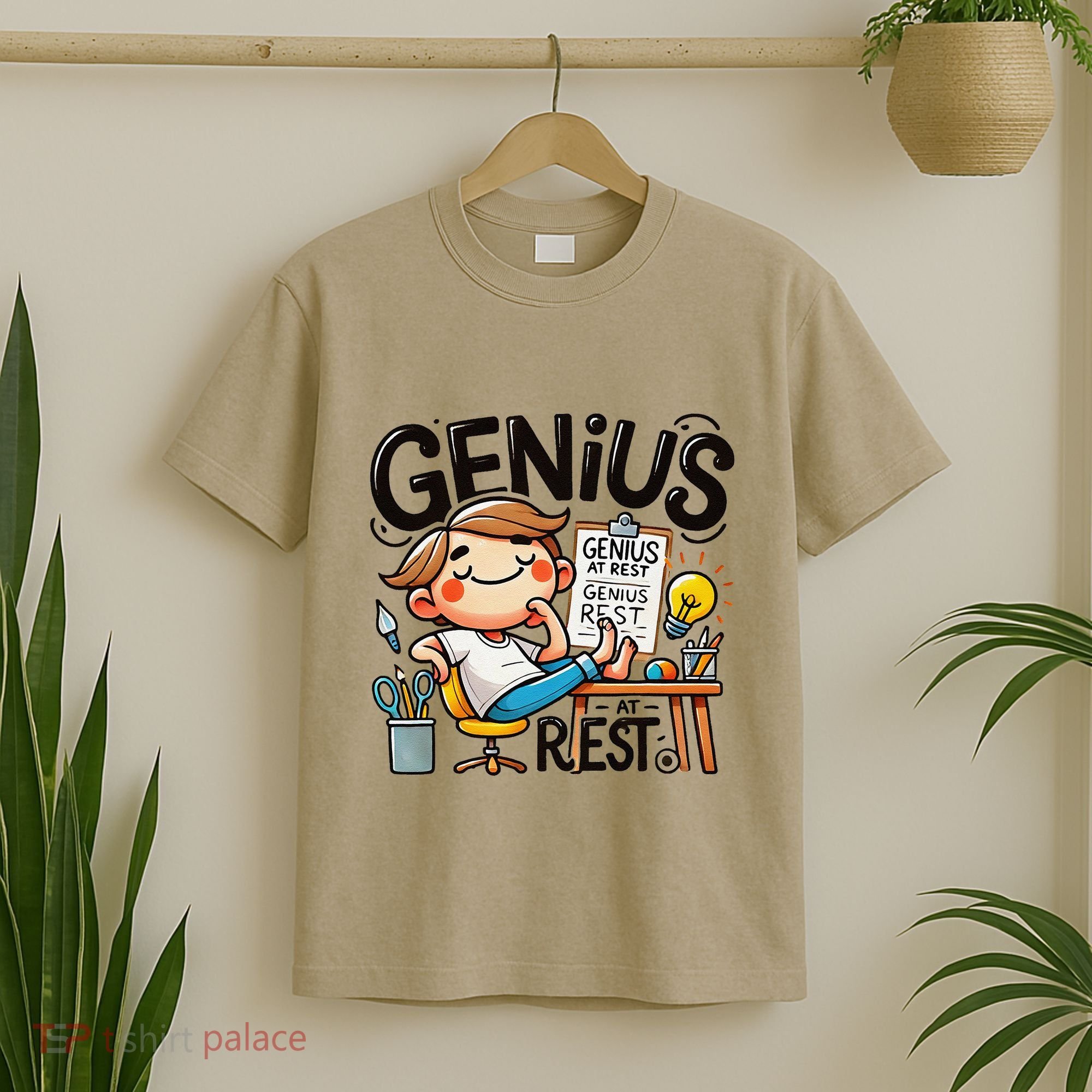 Genius At Rest Funny T-Shirt