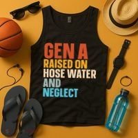 Gen A Raised On Hose Water And Neglect Tank Top thumb 4