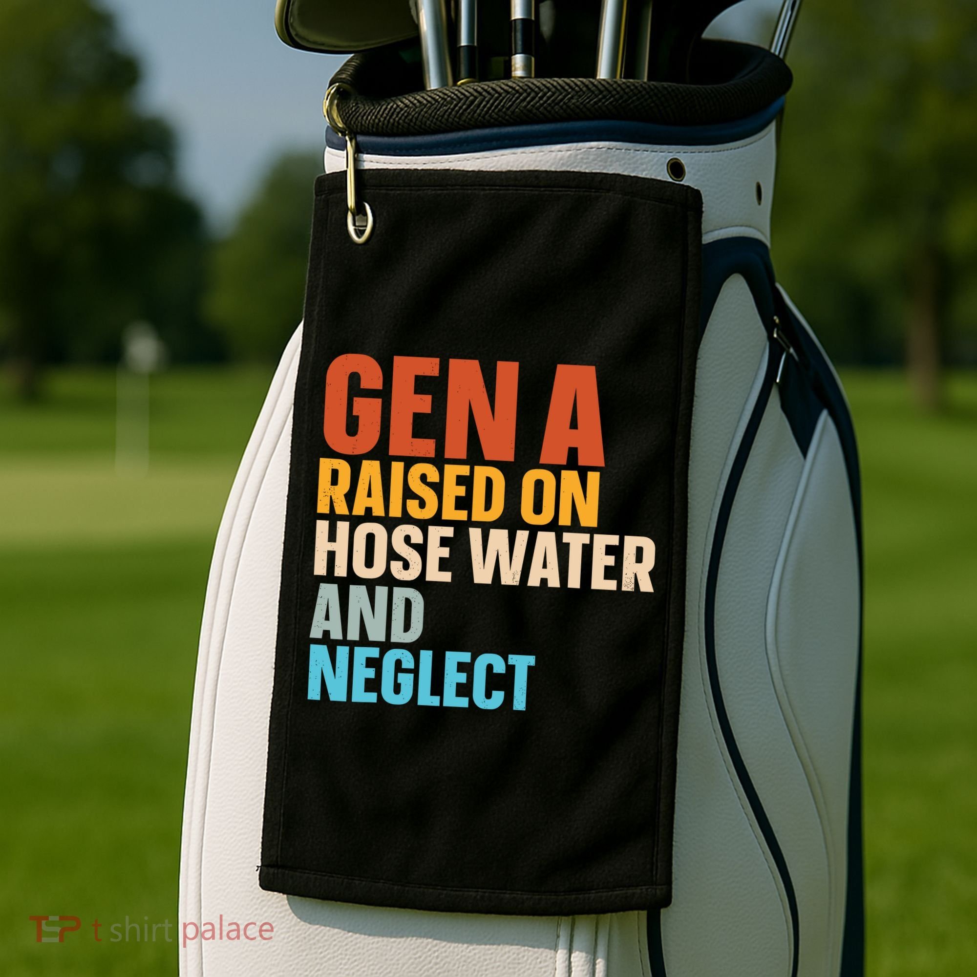 Gen A Raised On Hose Water And Neglect Golf Towel