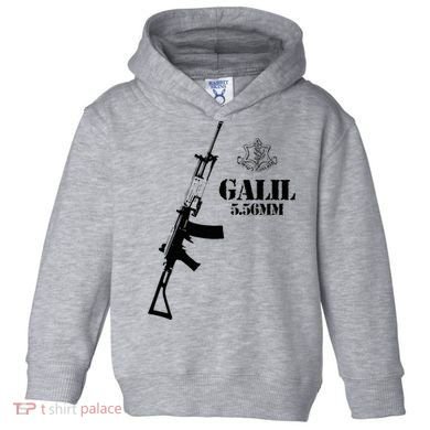 Galil Assault Rifle 5.56 Idf Toddler Hoodie