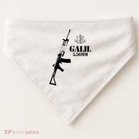 Galil Assault Rifle 5.56 Idf USA-Made Doggie Bandana thumb 0