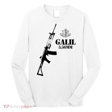 Galil Assault Rifle 5.56 Idf Long Sleeve Shirt