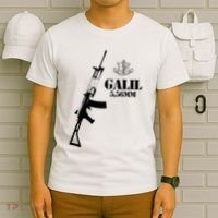 Galil Assault Rifle 5.56 Idf T-Shirt thumb 6