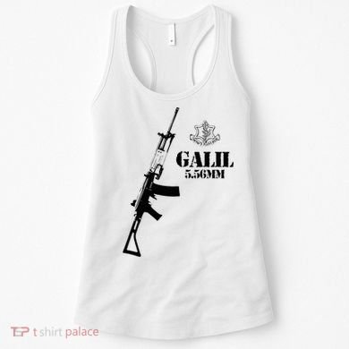 Galil Assault Rifle 5.56 Idf Women's Tank Top