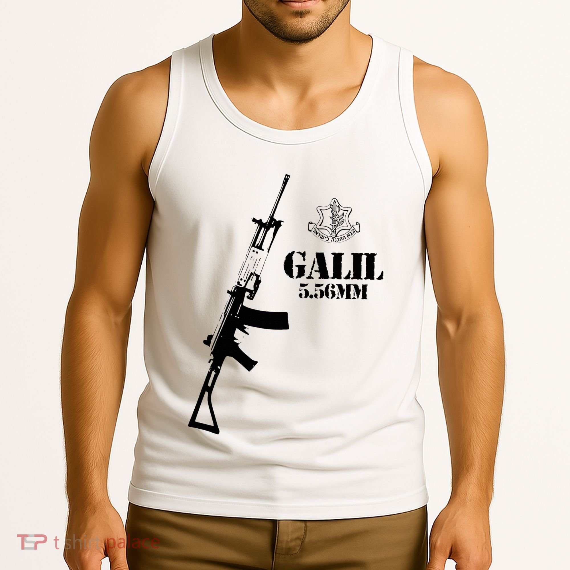 Galil Assault Rifle 5.56 Idf Tank Top
